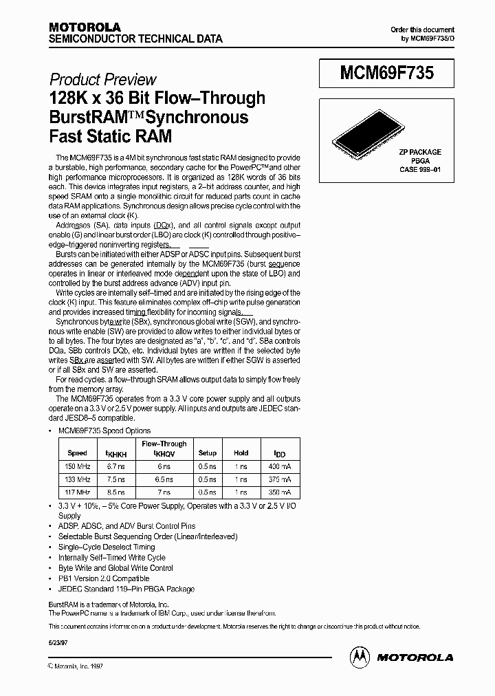 MCM69F735_4351695.PDF Datasheet