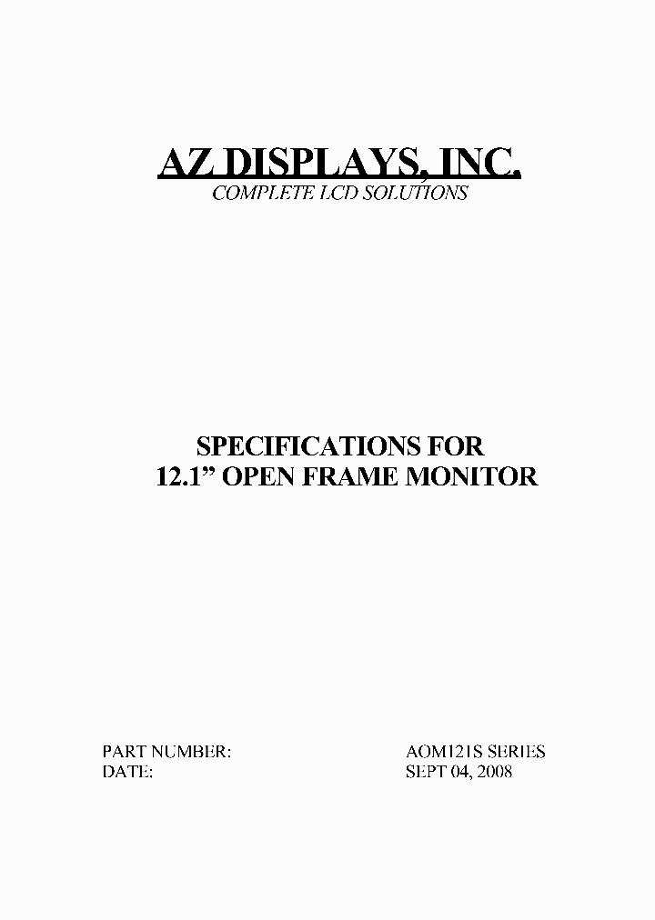 AOM121S_4352000.PDF Datasheet