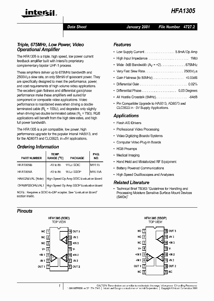 HFA1305IA_4355297.PDF Datasheet