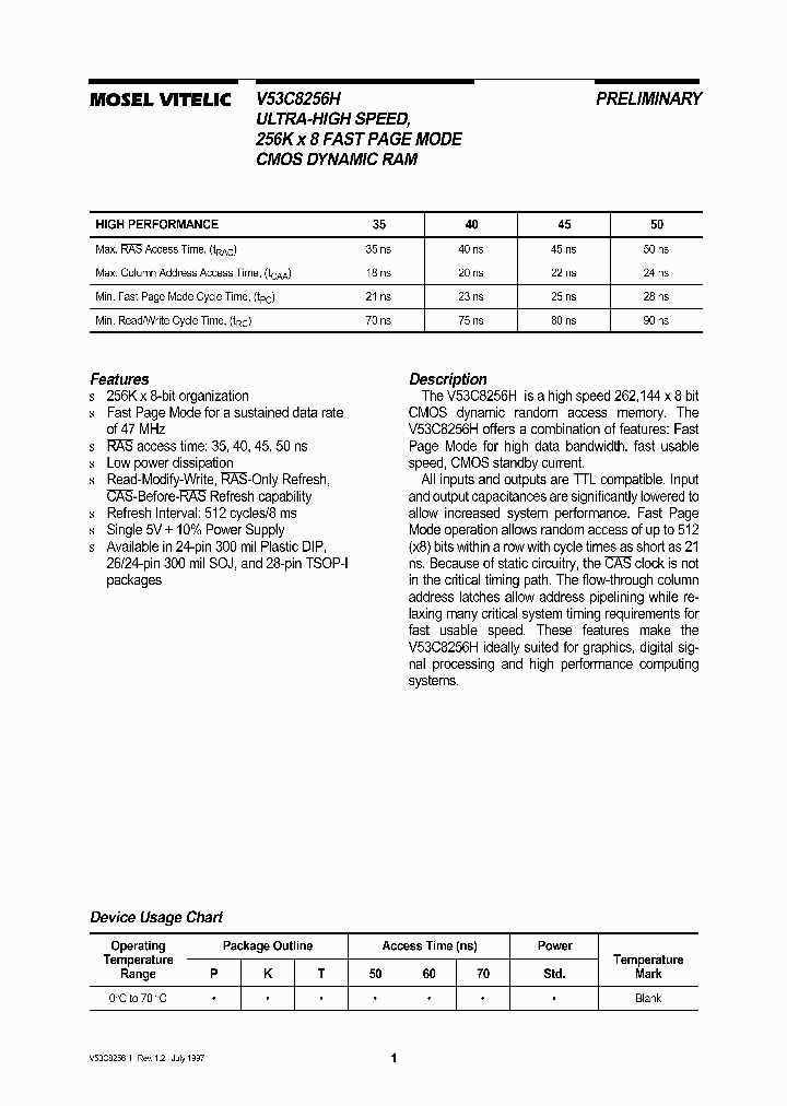 V53C8256H35_4359882.PDF Datasheet