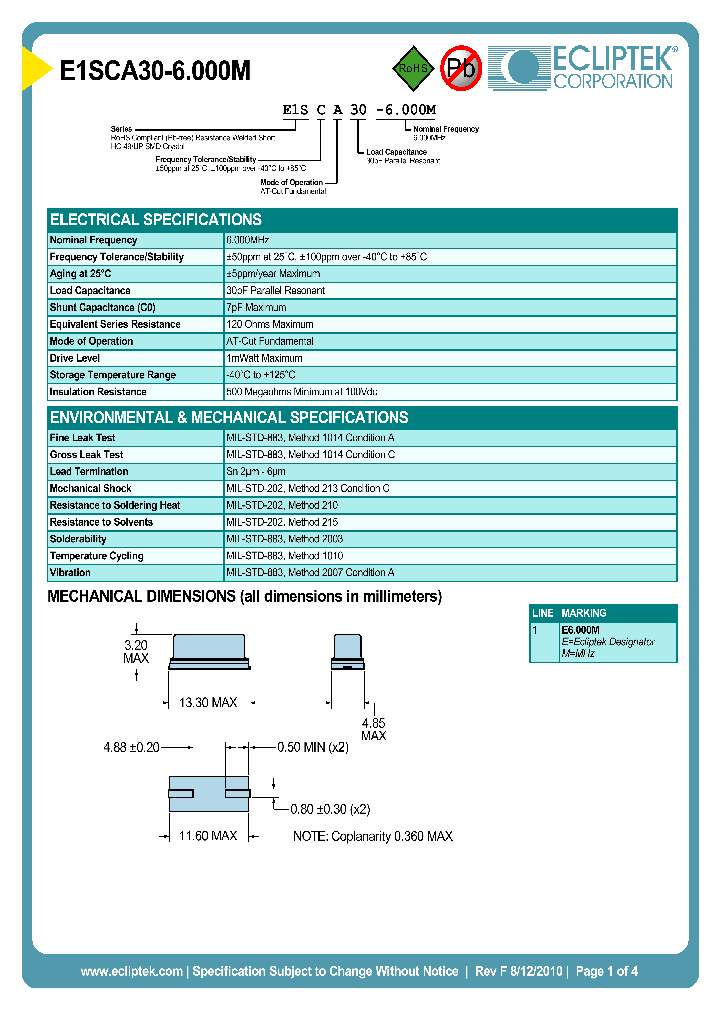 E1SCA30-6000M_4362377.PDF Datasheet
