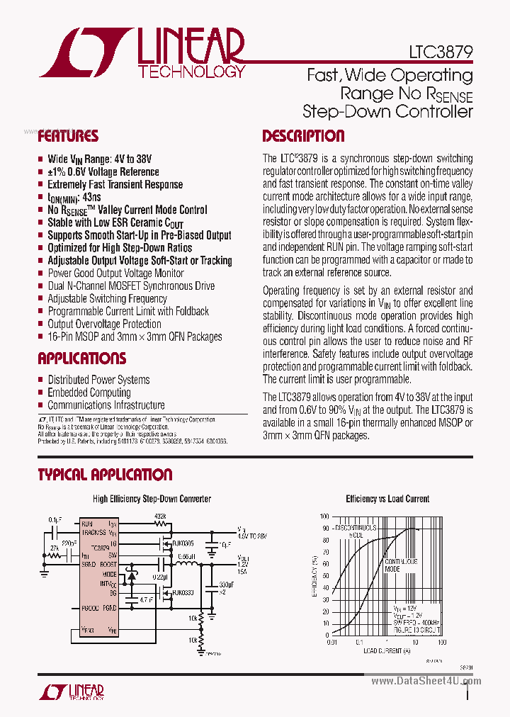 LTC3879_4363649.PDF Datasheet