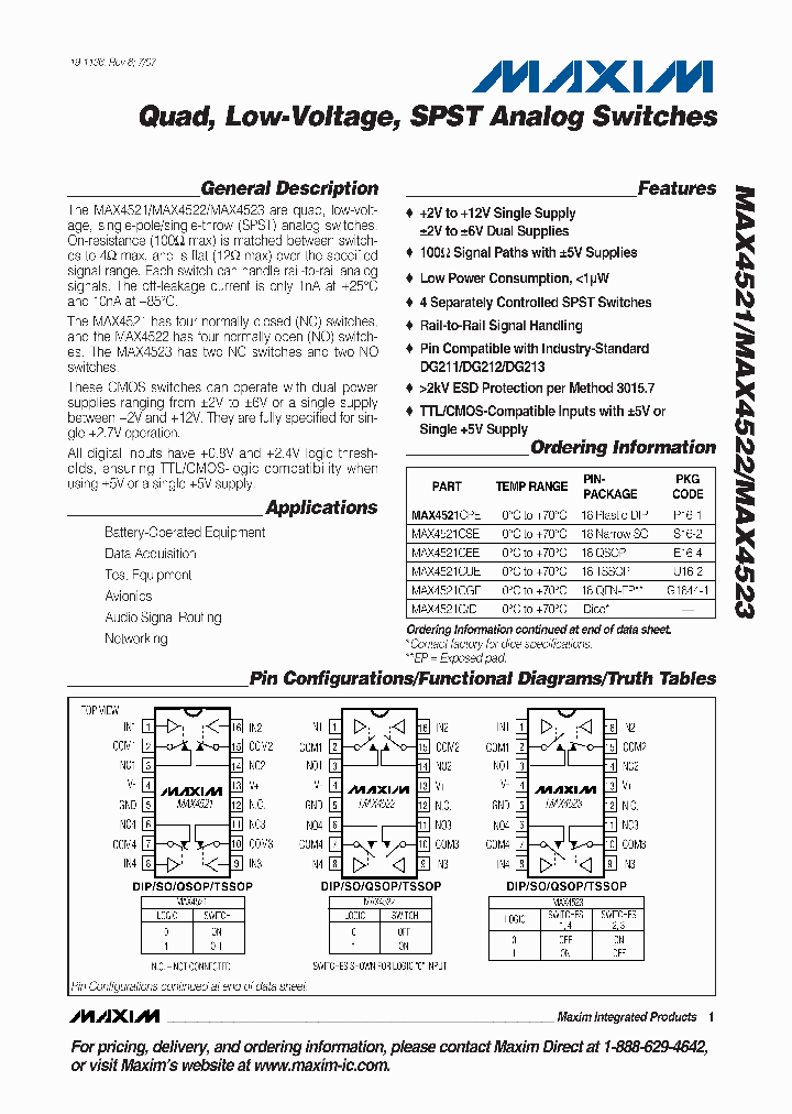 MAX4522CEE-T_4370611.PDF Datasheet
