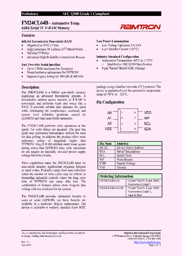 FM24CL64B_4370705.PDF Datasheet