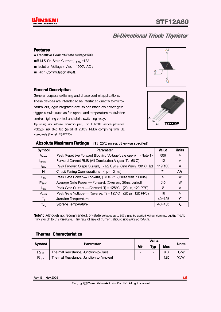 STF12A60_4377729.PDF Datasheet