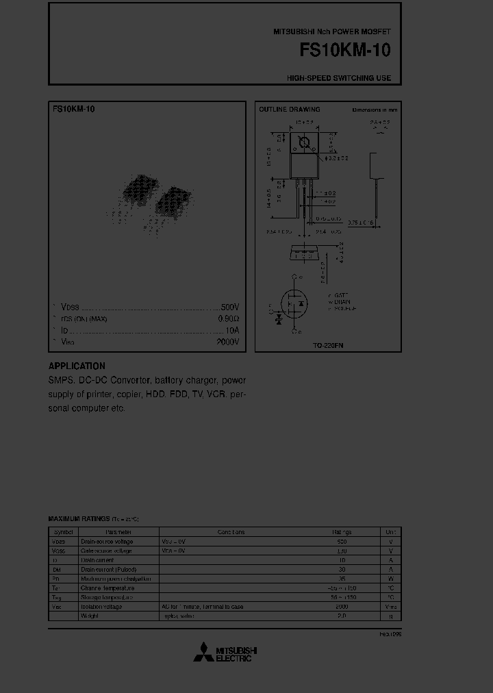 FS10KM10_4380657.PDF Datasheet