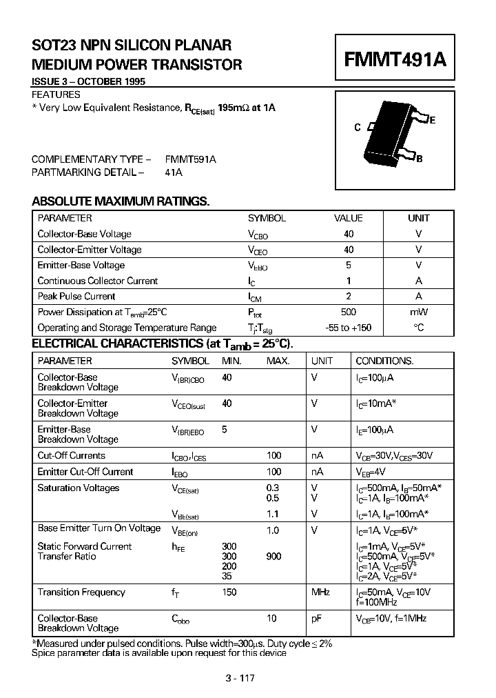 FMMT491A_4382618.PDF Datasheet