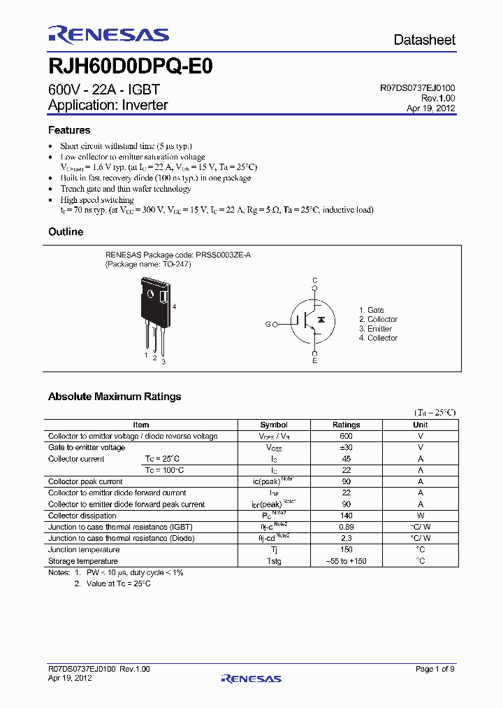 RJH60D0DPQ-E0_4383670.PDF Datasheet
