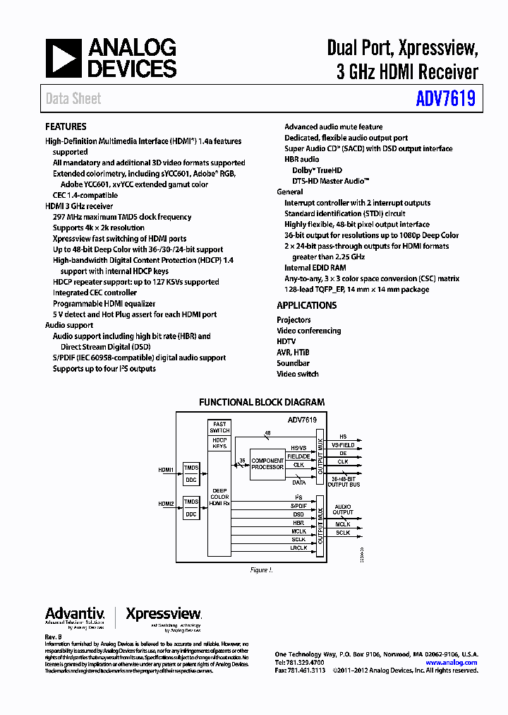 EVAL-ADV7619-7511-P_4389702.PDF Datasheet