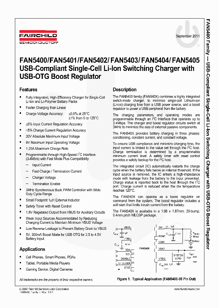 FAN5400_4389357.PDF Datasheet
