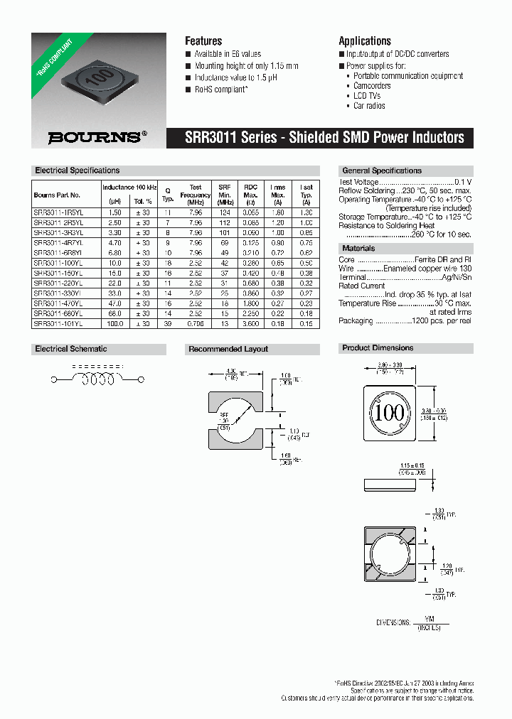 SRR3011-101YL_4387105.PDF Datasheet
