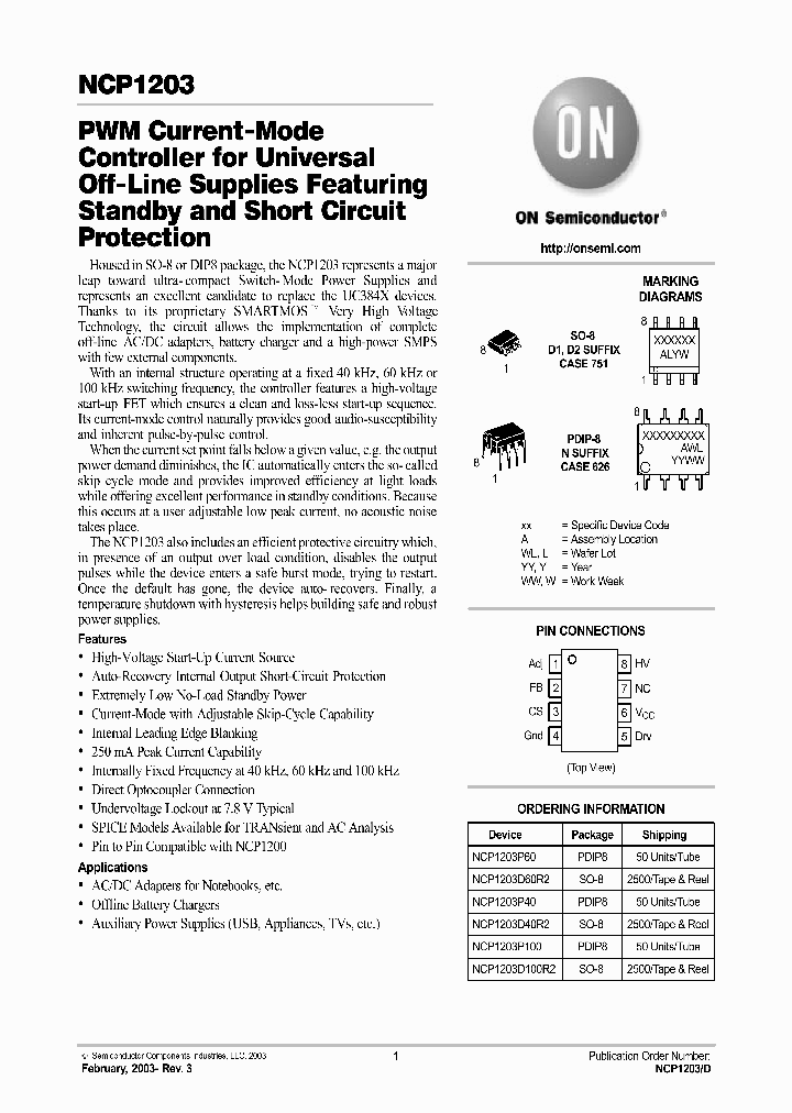 NCP1203D_4388002.PDF Datasheet
