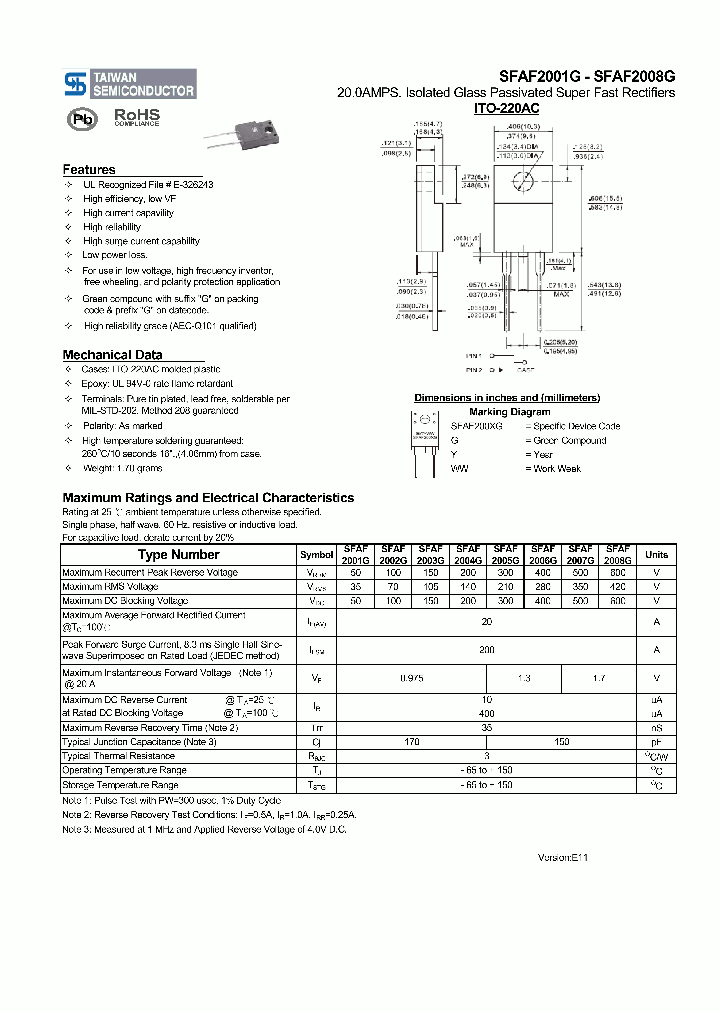 SFAF2003G_4391210.PDF Datasheet