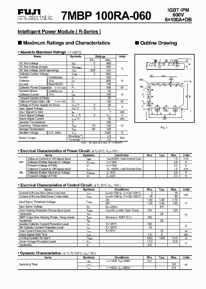 7MBP100RA-060_4392524.PDF Datasheet