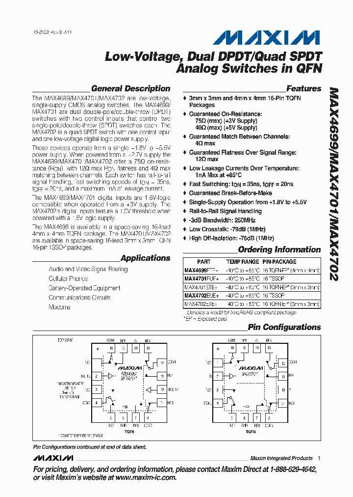 MAX469911_4393072.PDF Datasheet