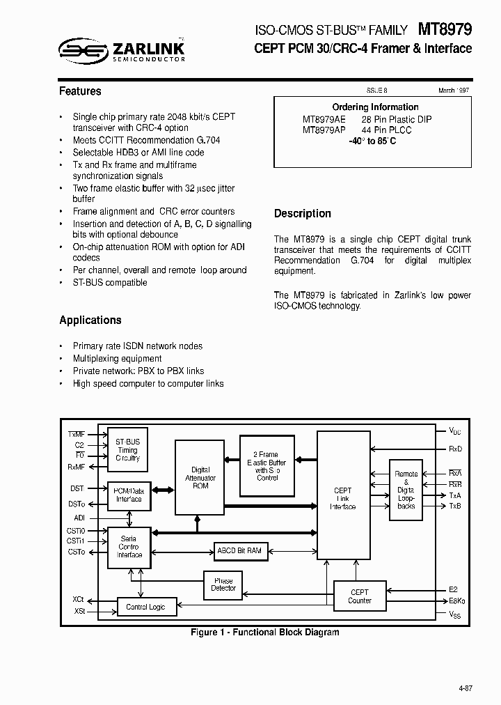 MT8979_4394376.PDF Datasheet