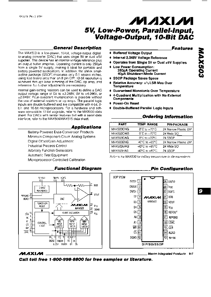 MAX503CWGT_4399603.PDF Datasheet