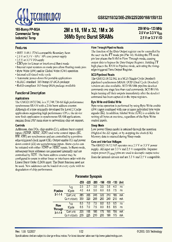 GS832132GE-200I_4405115.PDF Datasheet