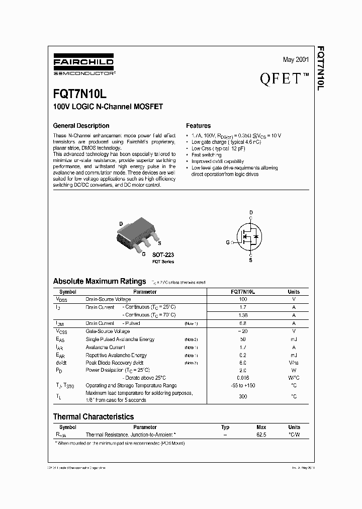 FQT7N10LTFNL_4427338.PDF Datasheet