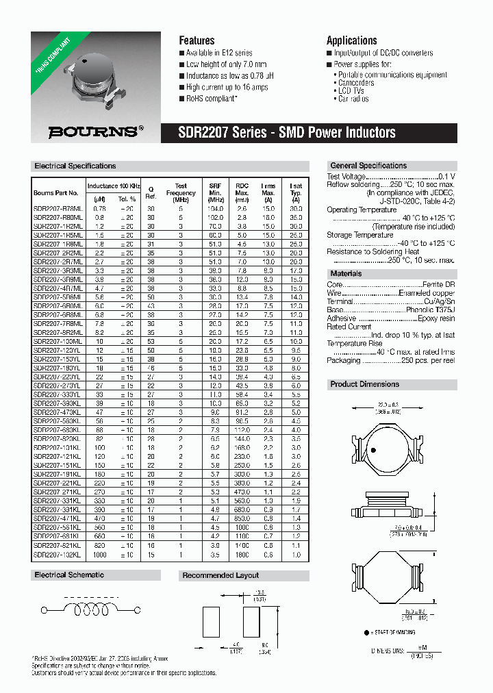 SDR2207-820KL_4433753.PDF Datasheet