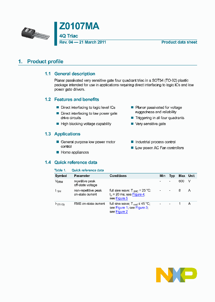Z0107MATR_4432994.PDF Datasheet