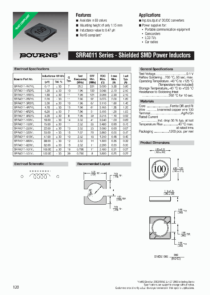 SRR4011-100YL_4444383.PDF Datasheet