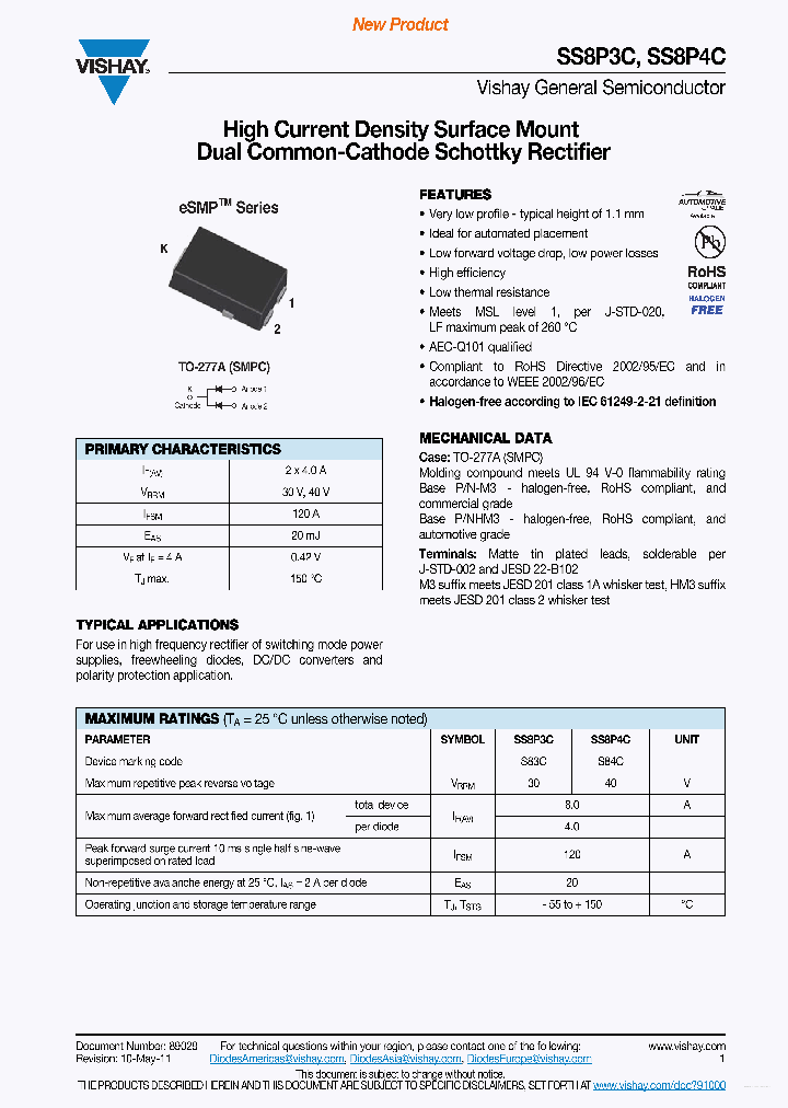 SS8P3C_4448699.PDF Datasheet