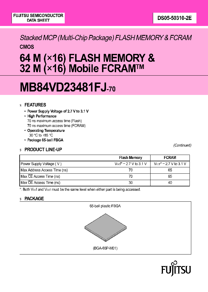 MB84VD23481FJ-70PBS_4452694.PDF Datasheet