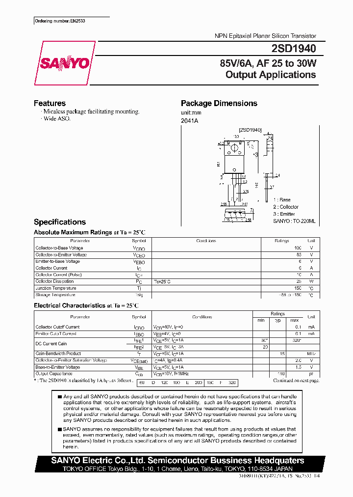 2SD1940_4461583.PDF Datasheet
