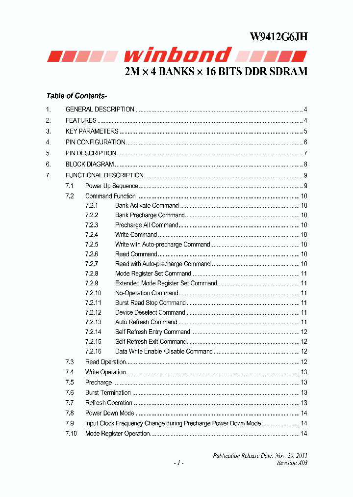 W9412G6JH_4461567.PDF Datasheet