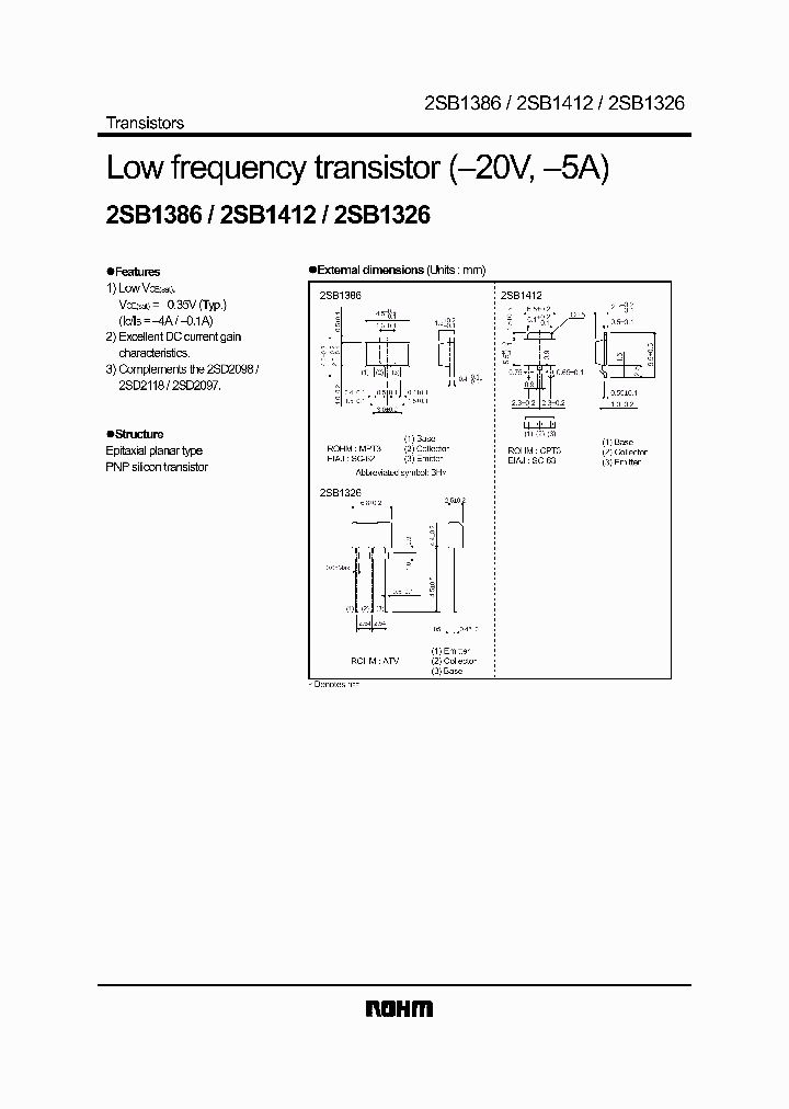 2SB1412_4462413.PDF Datasheet