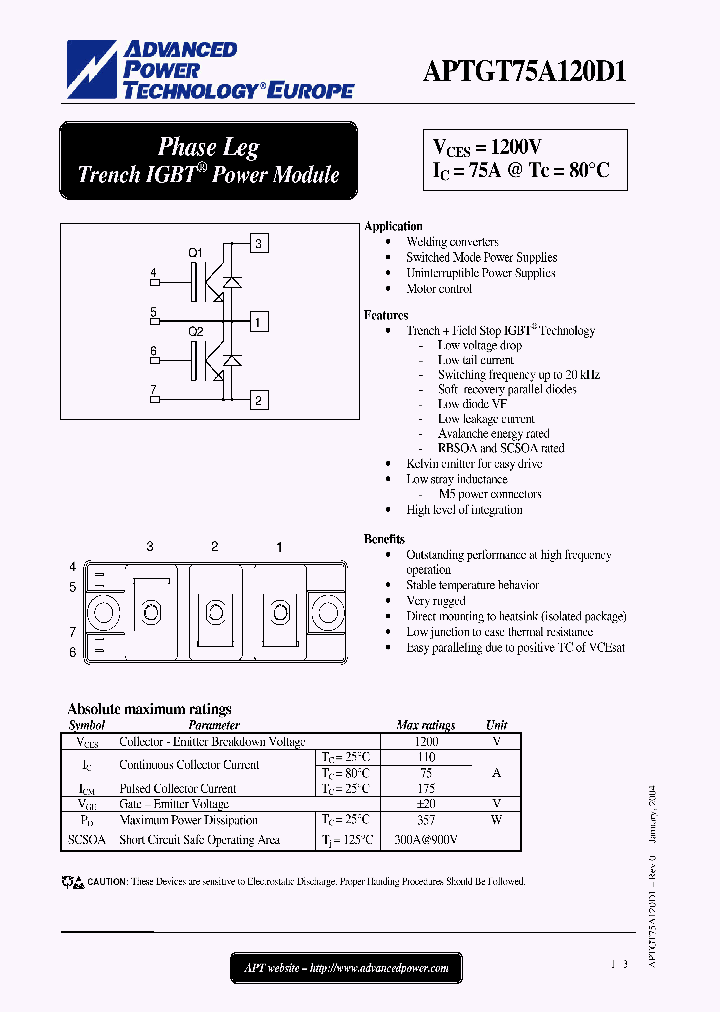 APTGT75A120D1_4462930.PDF Datasheet