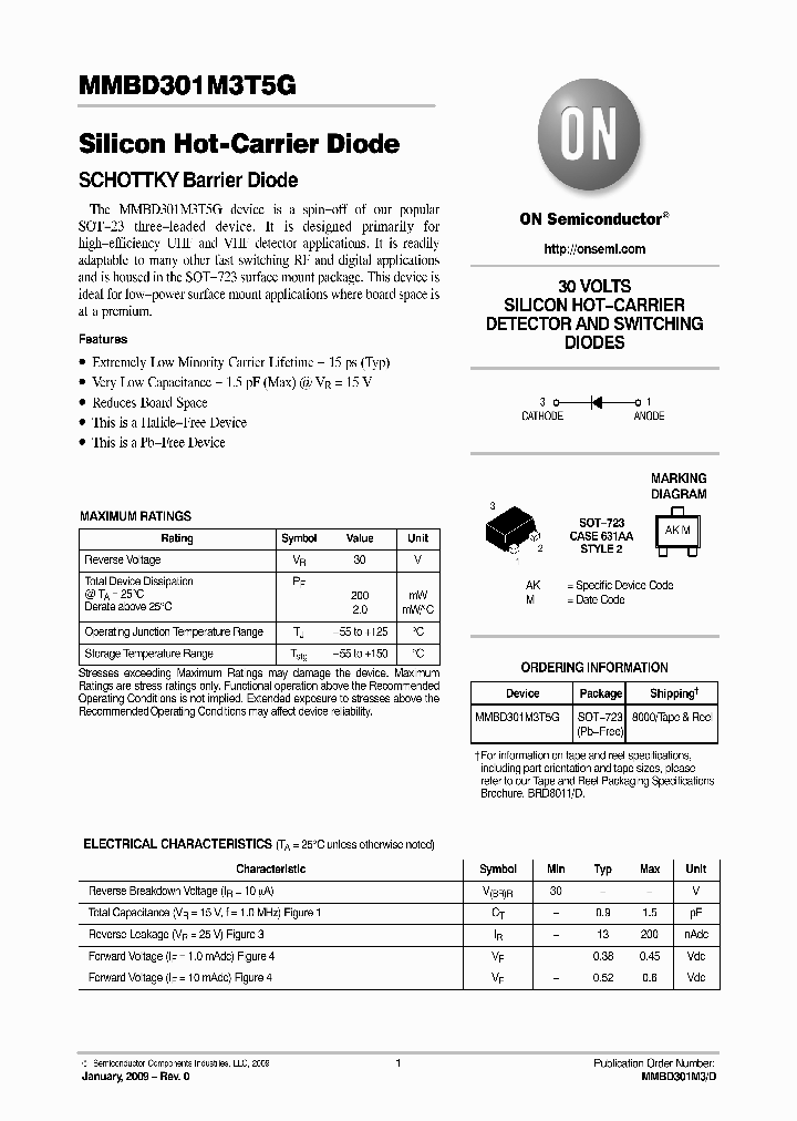 MMBD301M3T5G_4466423.PDF Datasheet