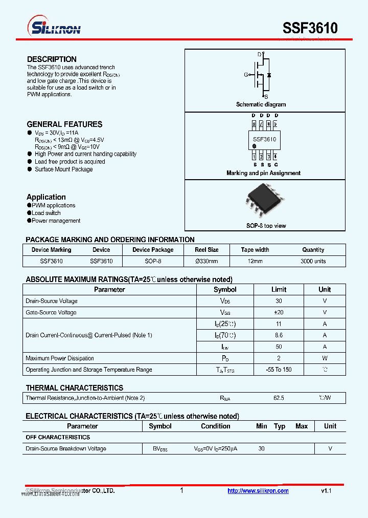 SSF3610_4473774.PDF Datasheet