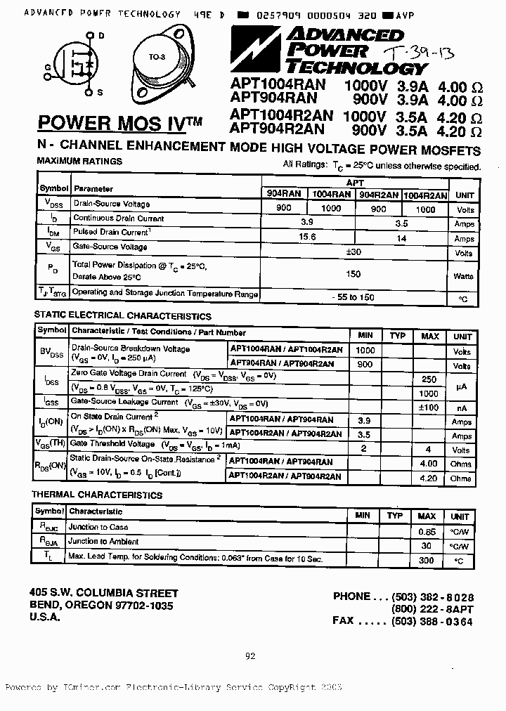 APT904RAN_4486083.PDF Datasheet