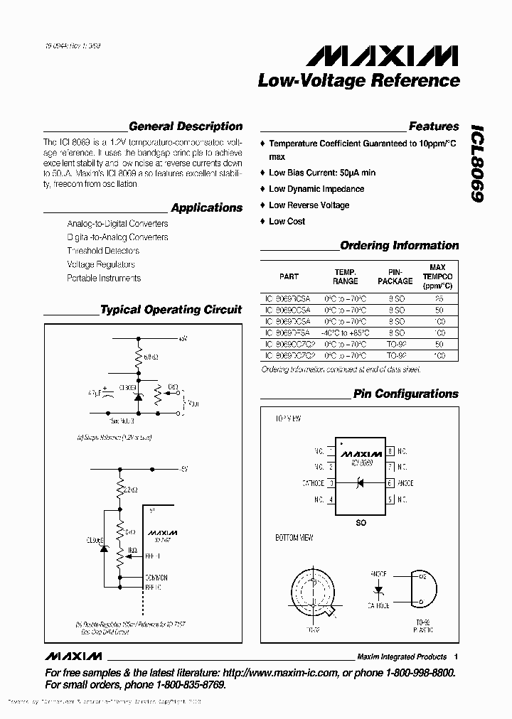 ICL8069BCSQ2_4488198.PDF Datasheet
