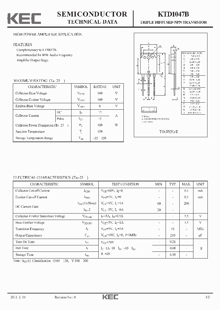 KTD1047B_4489090.PDF Datasheet