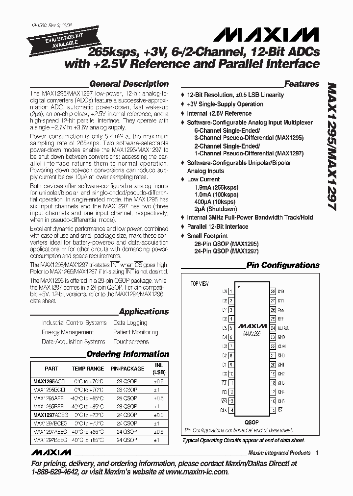 MAX1297BCEG-T_4491784.PDF Datasheet