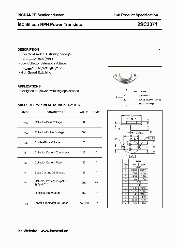 2SC3371_4492029.PDF Datasheet