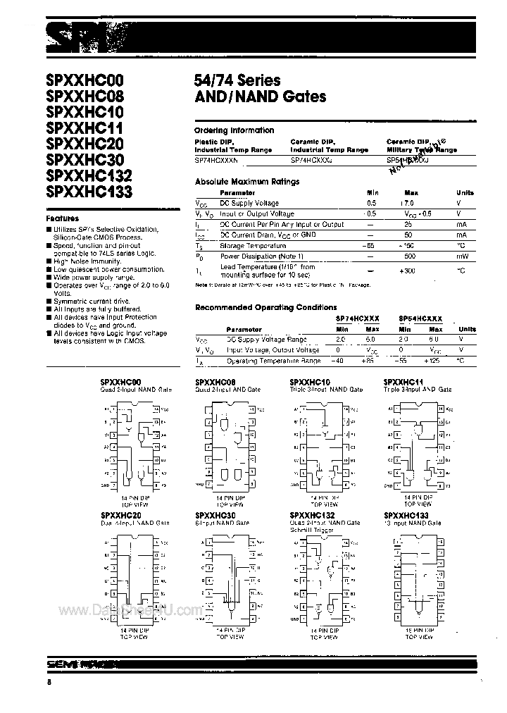 SP74HC00_4497392.PDF Datasheet