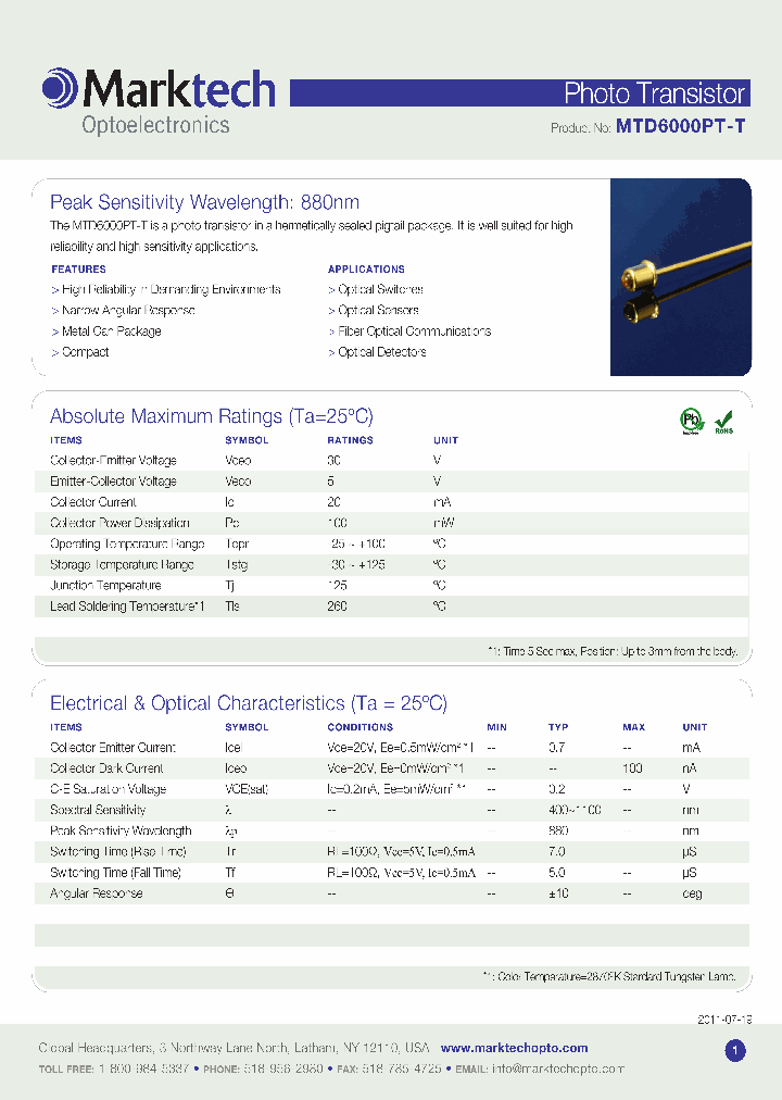 MTD6000PTT_4497727.PDF Datasheet
