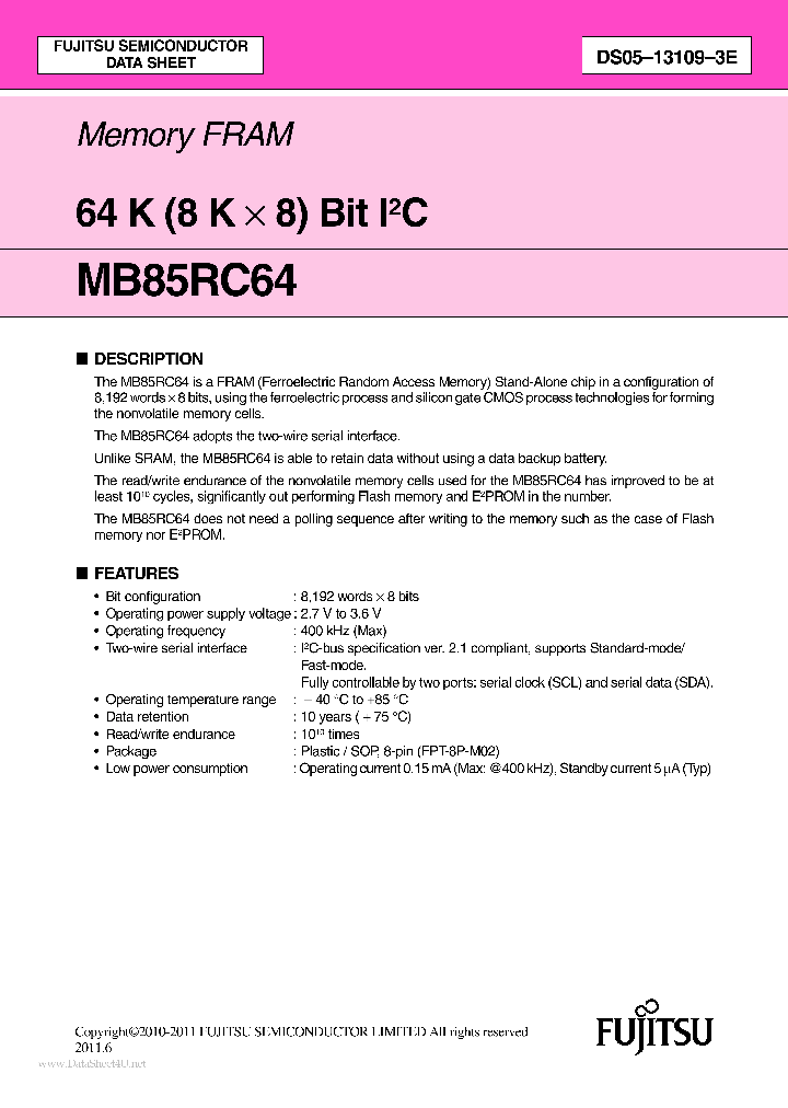 MB85RC64_4497941.PDF Datasheet