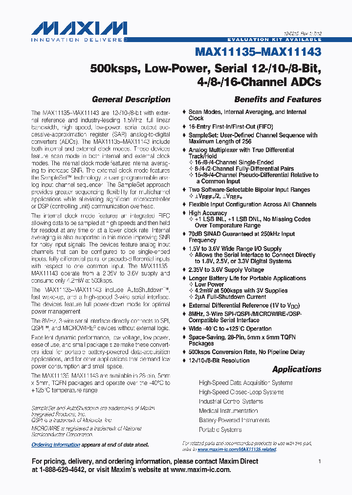 MAX11135V1_4498156.PDF Datasheet
