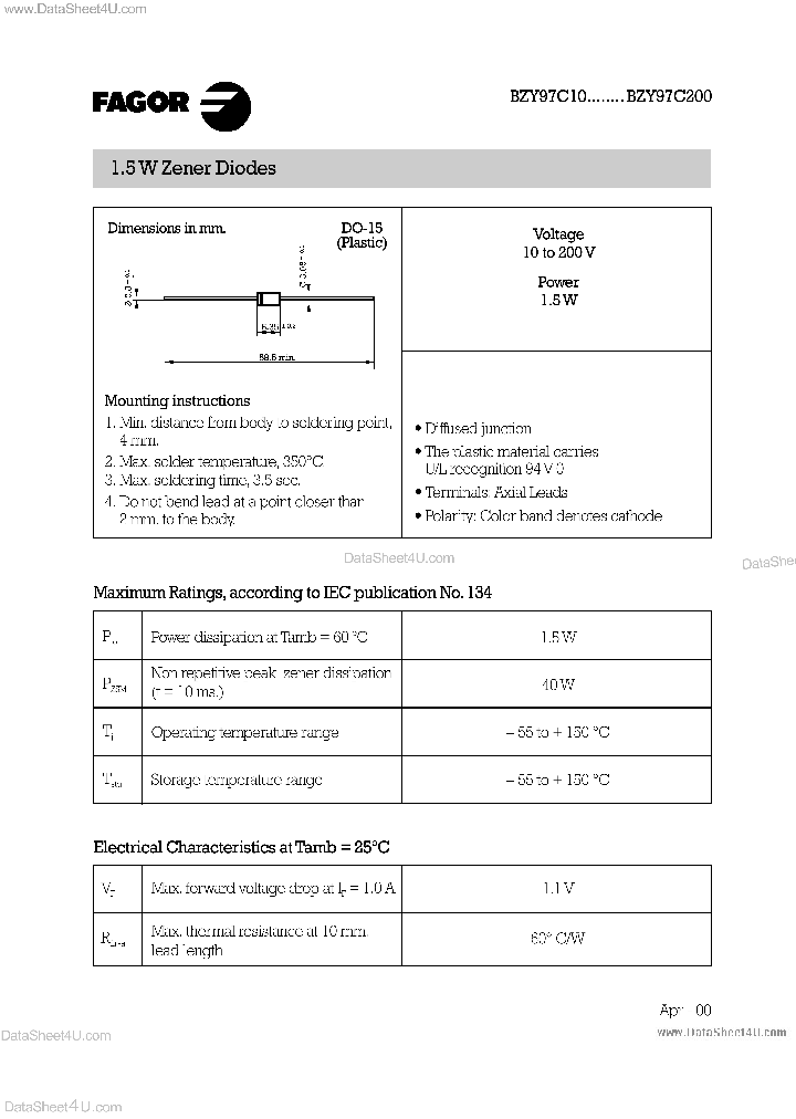BZY97C200_4499754.PDF Datasheet
