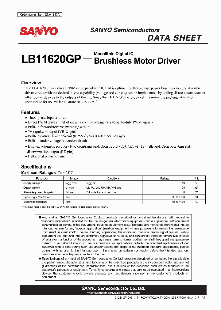 LB11620GP_4503781.PDF Datasheet