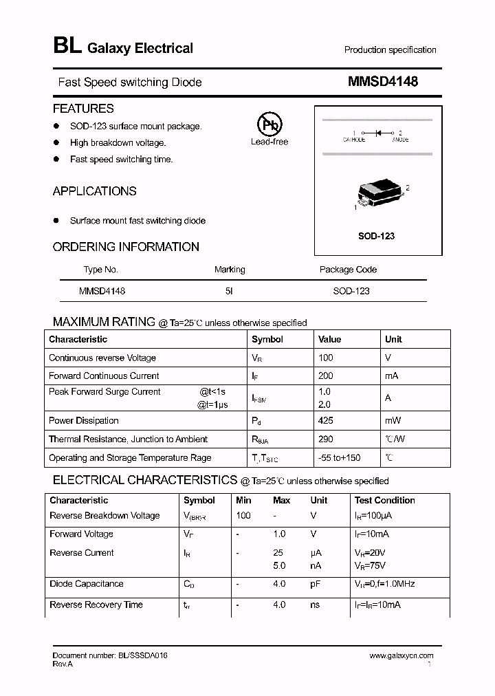 MMSD4148_4503899.PDF Datasheet