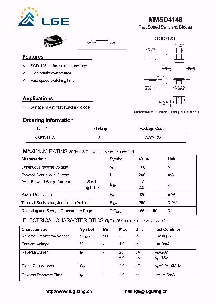 MMSD4148_4503900.PDF Datasheet