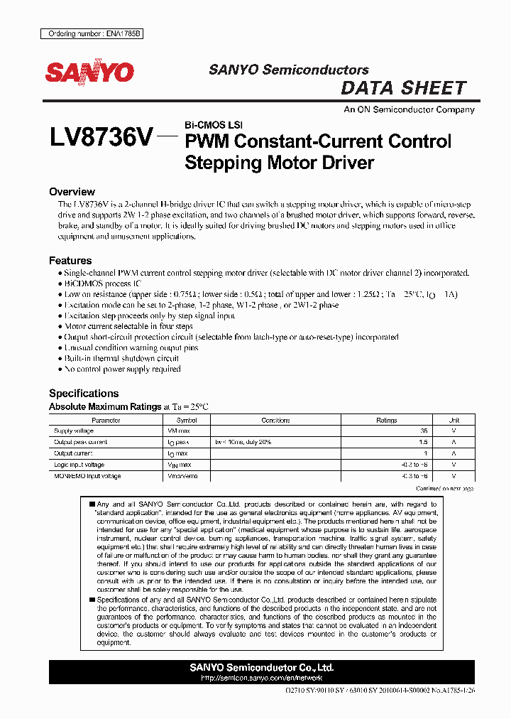 LV8736V_4507363.PDF Datasheet
