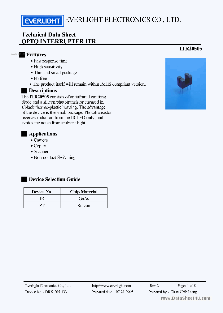 ITR20505_4507630.PDF Datasheet