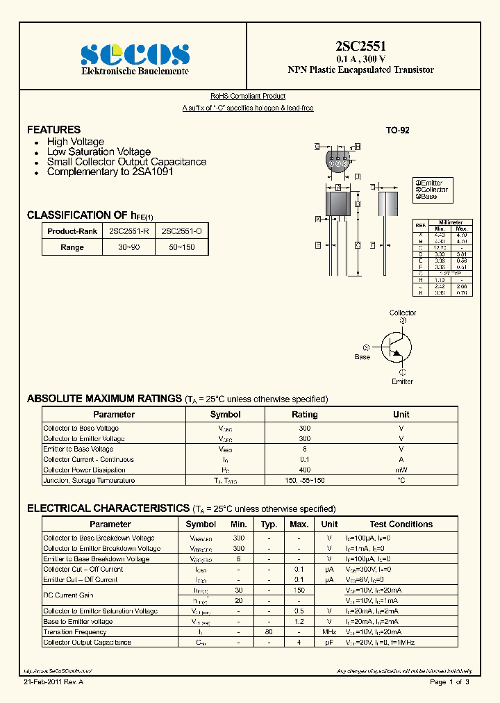 2SC2551_4507598.PDF Datasheet